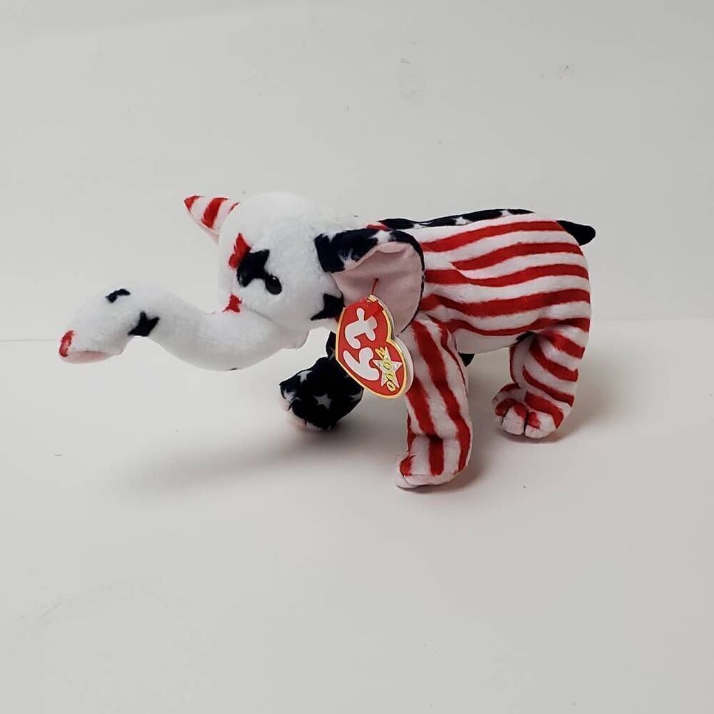 Ty Beanie Baby Righty 2000 Stuffed Animal Toy